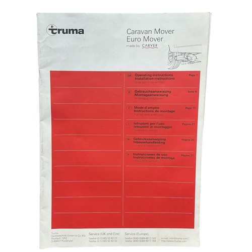 Manuale truma caravan - manuale,