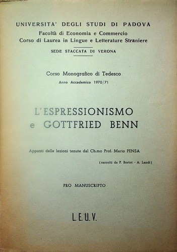 Espressionismo gottfried - e,