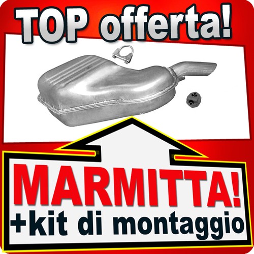Silenziatore posteriore volvo - silenziatore,