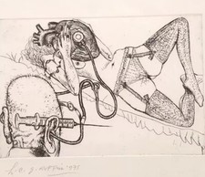 Print Original Etching Giulio