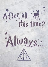 Hogwarts Always STENCIL 4