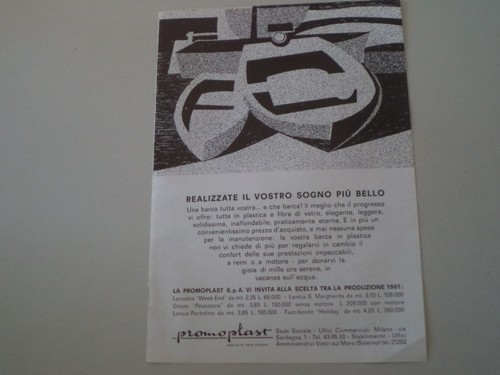 Advertising pubblicità 1961 - advertising,