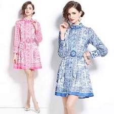 Vestito Abito Donna Corto Raso
