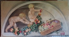 strappo affresco. Soggetto Puttini Con Frutta