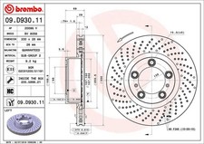 1 disco freno Brembo Prime Line - UV Coated 09.D930.11 per Cayman Porsche 911