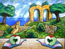  SALVATORE ATTANASIO AVITABILE OLIO 50 X 70 AUTENTICO GUTTUSO SASSU  