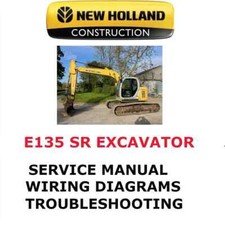 NEW HOLLAND E135 SR ESCAVATORE