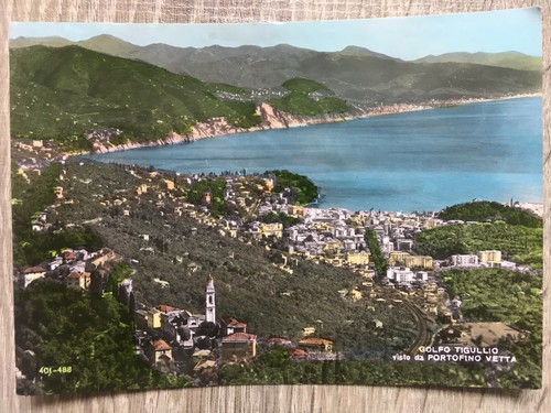 Cartolina golfo tigullio visto - golfo,
