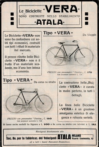 Pubblicita 1913 bicicletta - pubblicita',