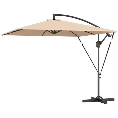 Outsunny ombrellone braccio - outsunny, a