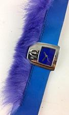 Orologio Just Cavalli Quarzo Donna 33 mm Bracciale in Pelle Blu Fashion Usato