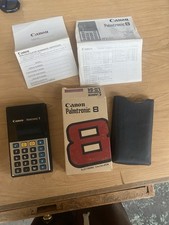 Canon Palmtronic 8 Vintage Colacolatrice Epoca 