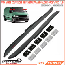 Mercedes Vito W638 1996-2003 Bande de pare-brise gauche droite avec clip.