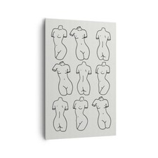 Quadro su Tela 80x120cm Corpo