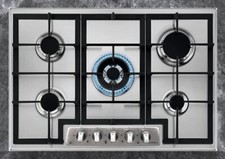 PIANO COTTURA INOX 70 CM GHISA