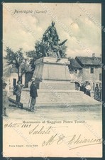 Cuneo Peveragno Monumento Maggiore Pietro Toselli cartolina JK5882