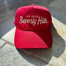 Cappello camionista rosso JMR