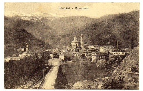 Antica cartolina venasca - cartolina,