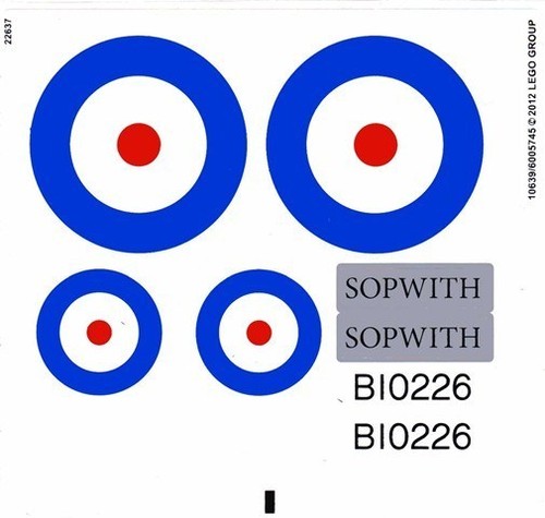 Lego 10226 sopwith camel - lego,