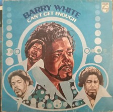 BARRY WHITE - CAN'T GET ENOUGH - 12" LP ALBUM VINILE 33 RPM DISCO ANNI 70
