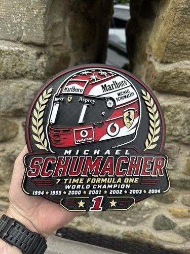 Targa parete casco michael - targa,