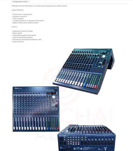 Mixer sq16 16 - sq16, canali