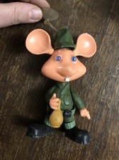 Giocattolo Vintage Topo Gigio Alpino  Anno 60 Gadget Pavesini + Altri Pezzi