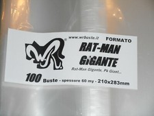 100 BUSTE WR "RAT-MAN GIGANTE"