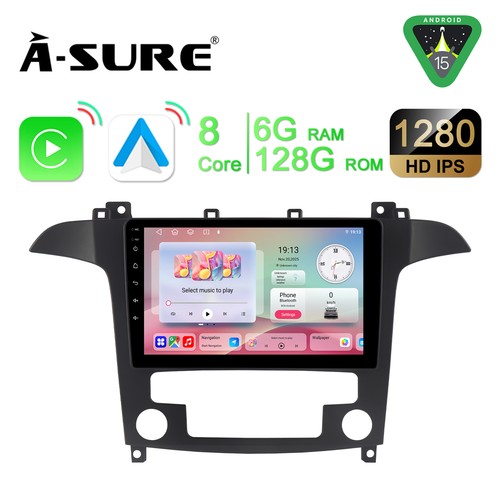 Autoradio 128gb per ford - 9", 6g+128gb