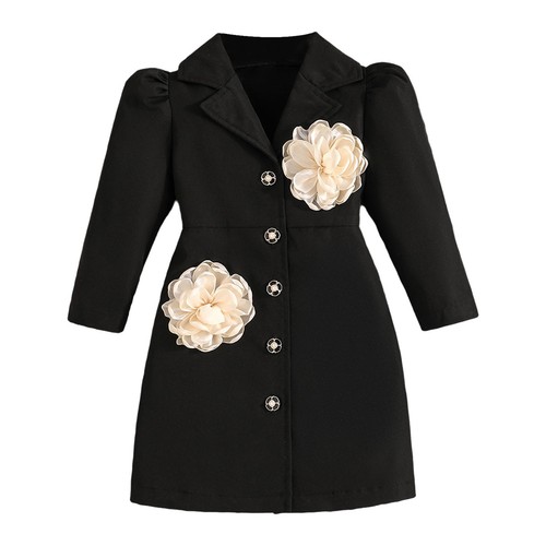 Vestito bavero bambina - , 3d