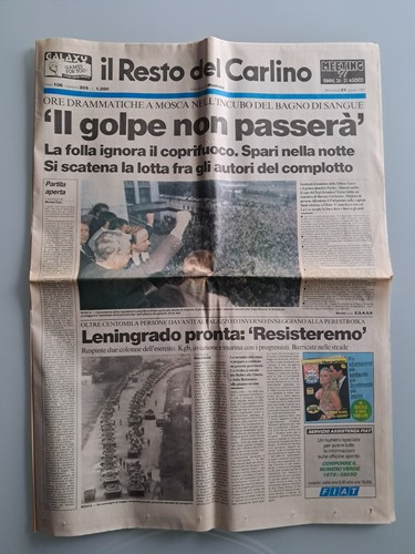Resto del carlino - resto, agosto