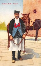 Cartolina Orgosolo costumi