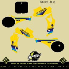 Suzuki 1983 Rm 125 Kit Grafica