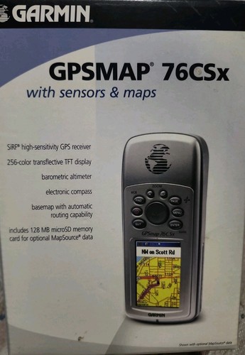 Garmin gpsmap 76csx handheld - garmin,