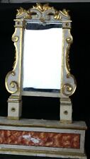 Specchiera antica laccata da tavolo epoca 700