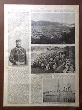 Articolo del 1905 Guerra Russo Giapponese La Resa di Port Arthur Stoessel Bayan