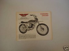 advertising Pubblicità 1969 MOTO TESTI CARABO CROSS 50