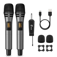 Wireless Microphones, Dual UHF