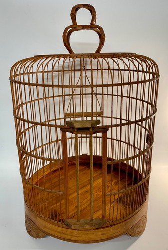 Vintage large asian wooden - large,