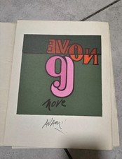 Valerio adami numero 9 riproduzione fotolitografica bolaffiarte