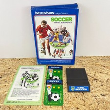 Soccer Intellivision Cib completo Pal version gioco Mattel Electronics
