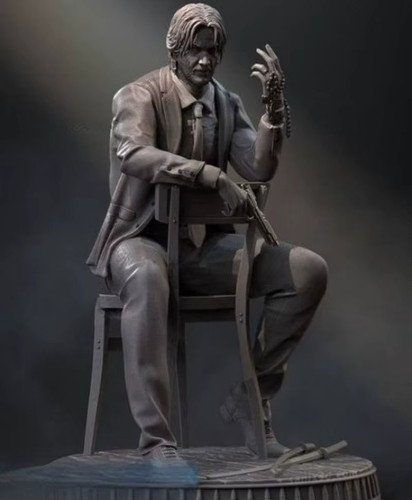 Figurine peindre john - à,
