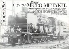 catalogo MICRO METAKIT 2003