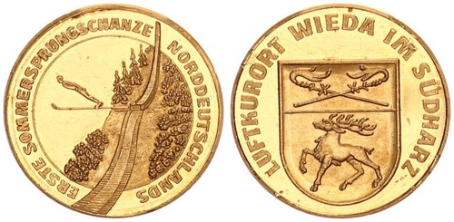 Wieda nel südharz medaglia - nel,