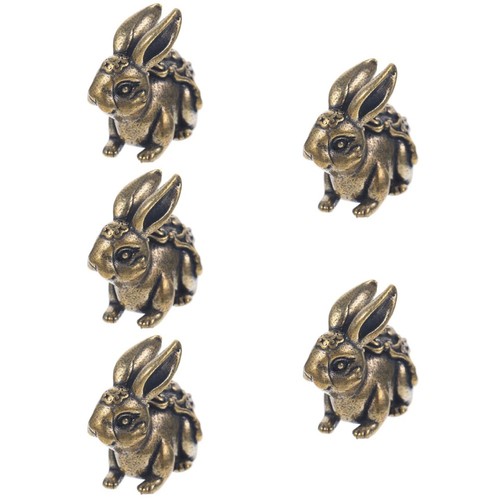 5pcs brass chinese zodiac - 5pcs,