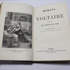 Libro Antico - Romans De Voltaire Suivis De Ses Contes En Vers ‘800