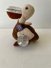 COCA COLA  PELUCHE PELLICANO   CM. 14 BRAND PLUSH DESIGN 1999  BANDIERA CUBA