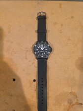 Orologio Uomo Luminox Metallo Navy Seal Quadrante Nero, Serie 8400 Con Cinturino Nuovo