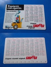 Calendario tascabile plastica