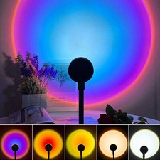 Lampada Proiezione Tramonto Atmosfera Arcobaleno LED Luce Notturna Fotografia Illuminazione